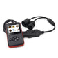 Diagnostic scanner kit with display unit and multi-connector OBD cable harness