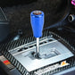 Car gear shift knob with blue cone handle and H R gear number dial