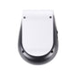 Black Bluetooth in-car speakerphone back with clip mount and screw holes.