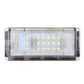 Rectangular clear LED license plate light with front LED grid lens