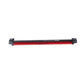 Red LED third brake light bar, black ends, long slim strip