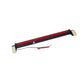 Red LED third brake light bar with wiring and plug, black housing