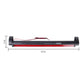 Red LED third brake light bar with cable, black housing