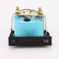 Car voltmeter gauge wiring terminals on blue back module with mounting bracket