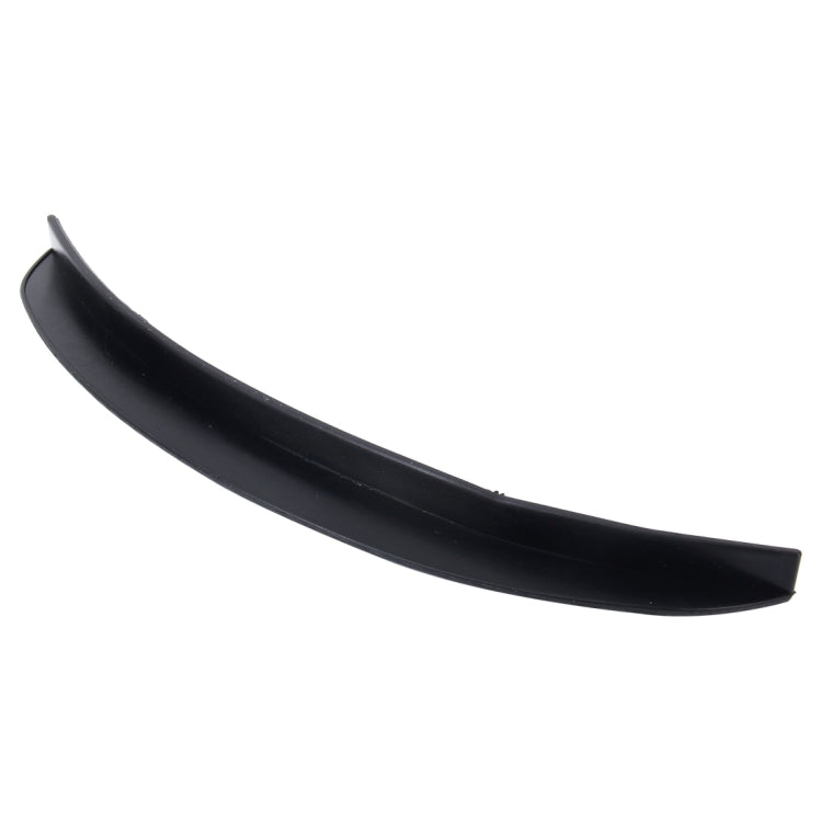 Single black curved rubber fender guard strip for wheel arch protection