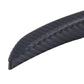Close-up of black textured carbon-fiber style rubber fender guard strip