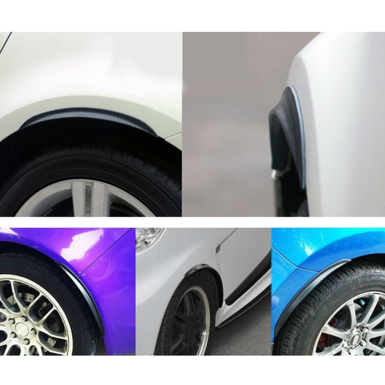 Fender guard strips shown on vehicle wheel arches, multi-angle view