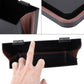 Car storage organizer box with open top and side holder pockets