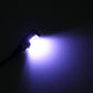 LED license plate light emitting bright white beam from compact SMD bulb