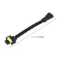 Black H11 conversion cable with yellow plug and 18.5cm length shown
