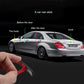 B-shape car door seal strip with chrome edge, flexible rubber trim held by hand