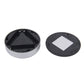 Car universal interior touch LED lamp, silver body with black protective cover and insert