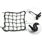 Black nylon fix net with multiple hooks, square grid accessory