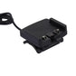 Black wired bike sensor bracket with mounting clip and cable