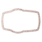 Rose gold-tone steering wheel decoration ring with rhinestone diamond accents