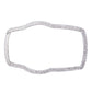 Silver-tone steering wheel decoration ring with rhinestone diamond trim