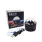 Portable DJ light kit with crystal dome lamp, retail box, and USB charging cable