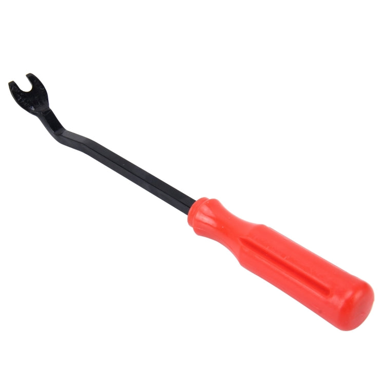 23 cm trim panel clip remover tool with red handle and black pry fork