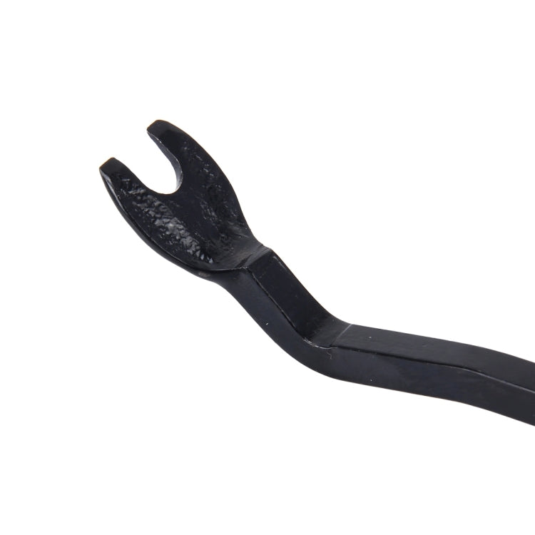 Black plastic pry fork head for trim panel clip remover tool