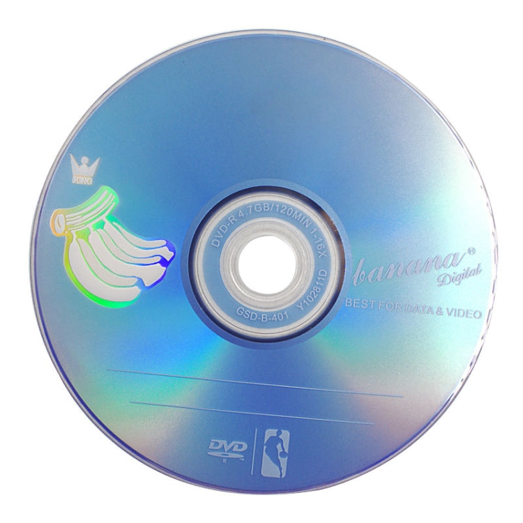 Iridescent DVD disc for ECU programming with printed logo and labels