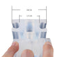 Clear shock absorber spring bumper buffer held between hands