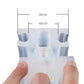 Clear shock absorber spring buffer cushion held for size comparison