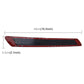 Black bumper guard strip with size markers: 49cm length, 5.3cm width