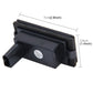 LED license plate light unit, black housing with side connector and 7 cm length