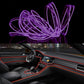 Flexible car LED strip light with purple glow