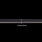 Car LED strip light showing slim profile width and cool white line