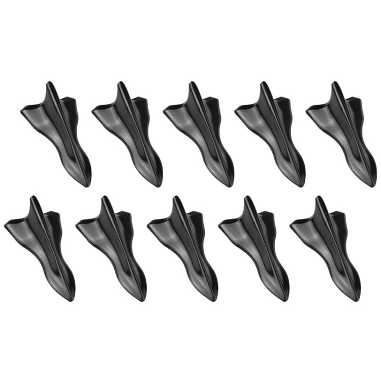 Black shark fin roof vortex diffuser set, multiple pieces