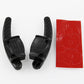 Black paddle shift extension set with mounting bases and red alignment template