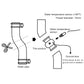 Water temperature sensor wiring diagram with sensor and ground wire notes