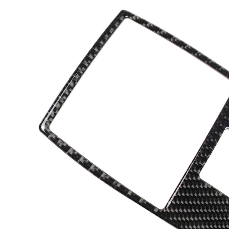 Carbon fiber patterned reading lamp frame sticker corner edge with glossy trim