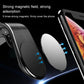 Air outlet magnetic phone holder with black magnet pad and metal vent clip