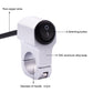 Headlight auxiliary switch with black 0/I button and CNC aluminum alloy body