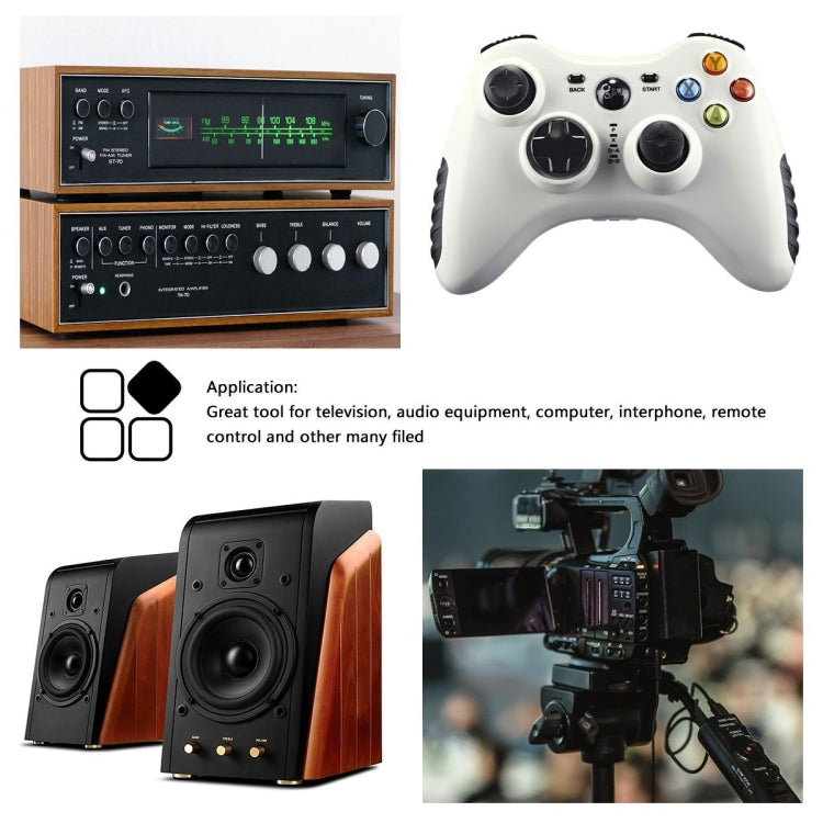 Tactile push button switch kit shown in electronics application collage with controller, audio, and camera