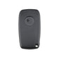 Black car key fob case back shell with round screw post