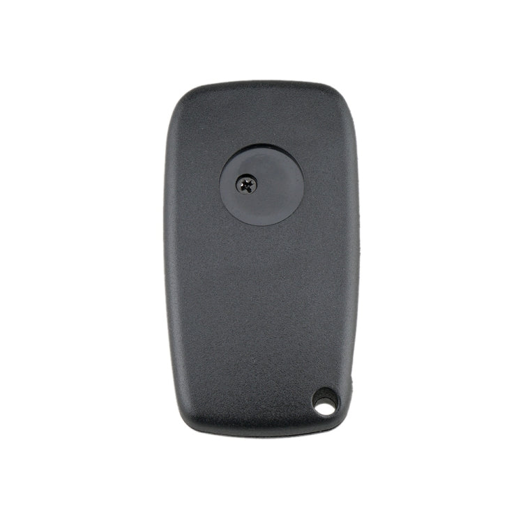 Black car key fob case back shell with round screw post