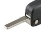 Black key fob case with metal key blade extended