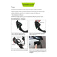 Throttle controller installation guide diagram with wiring and plug-in steps