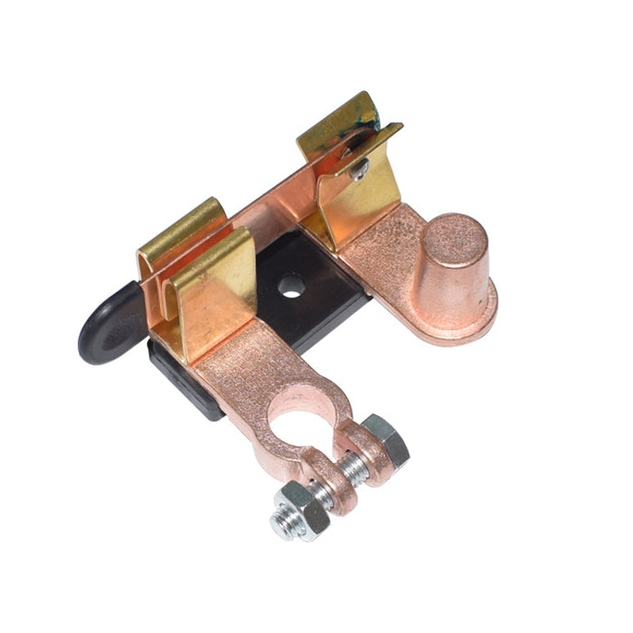 12–24V battery disconnect switch with two stud terminals and black lever