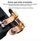 Battery disconnect switch with lever and two bolts, copper-brass plated body
