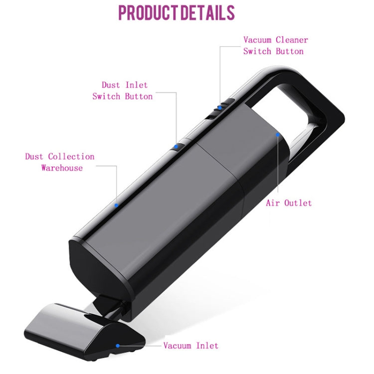 Handheld vacuum cleaner body with dust collection inlet and air outlet