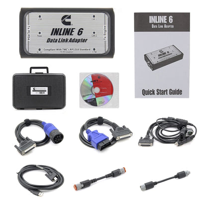 Inline 6 data link adapter module with diagnostic connector, in protective case