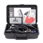 Hard-shell carry case holding Inline 6 data link adapter, cables, and CD