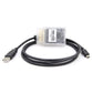 OBD2 ECU flash scanner module with USB cable and molded strain relief