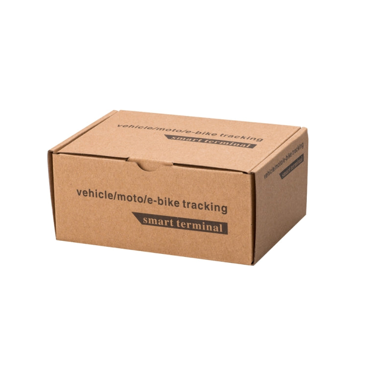 Smart terminal vehicle tracking product box with printed shipping label