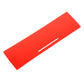 Red carbon fiber cigarette lighter panel trim sticker with narrow rectangular slot