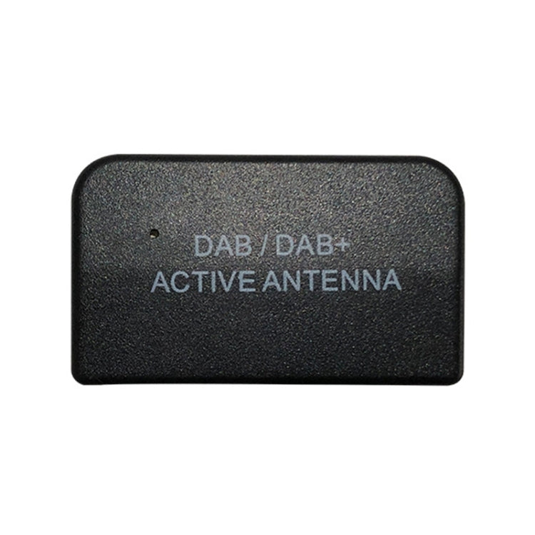 Active DAB antenna module with DAB/DAB+ active antenna label